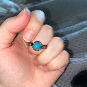 Wire wrapped ring